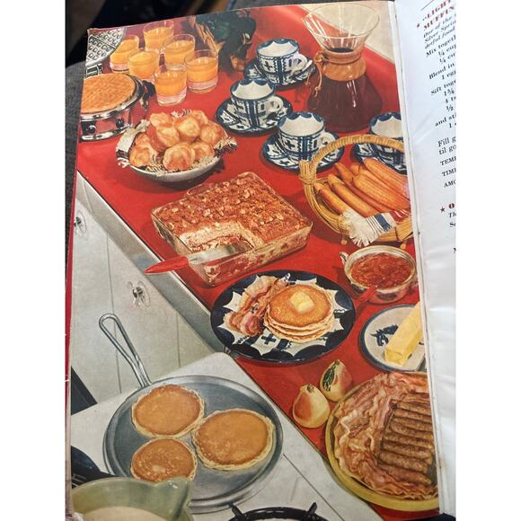 Betty Crocker’s Picture Cook Book 1950 First Edition Second Printing Red Recipes - Picture 10 of 12